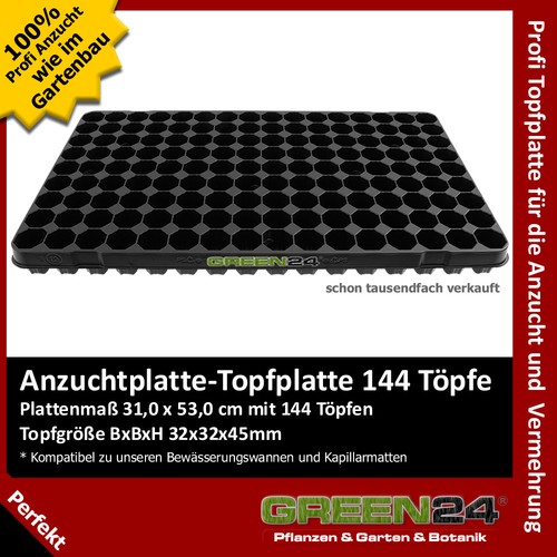 Topfplatte 144 töpfe - topfplatte,