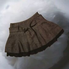 Damen Rock Gr. 36 Grau Mit