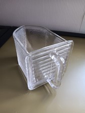 alte große Glasschütte aus Omas Küchenschrank @ genoppt @ Küchenschütte