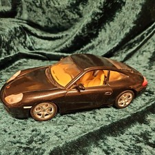 Porsche 911 996 Carrera schwarz Bburago Modellauto 1:18, toller Zustand
