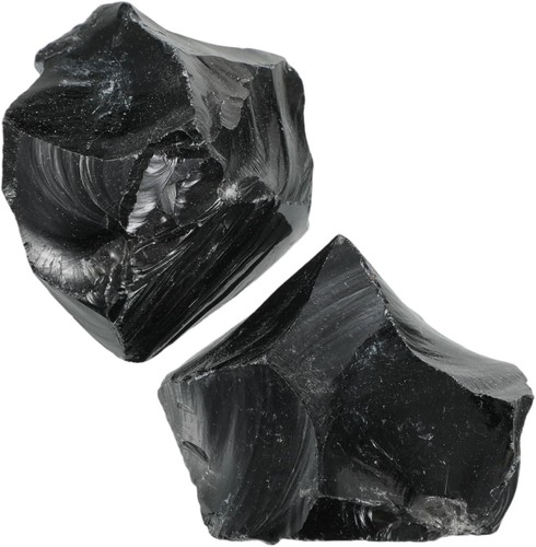 Stück schwarzer obsidian - 2,