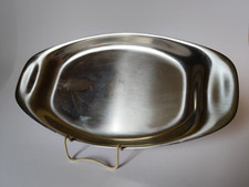 WMF Große Servierplatte 32x17cm Cromargan Vintage Brat Buffet Beilagen Schale