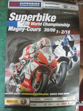 POSTER SUPERBIKE MAGNY COURSE MOTORRAD 