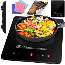 KESSER® Induktionskochplatte 2100W Induktion Kochfeld Kochplatte 28cm Herdplatte