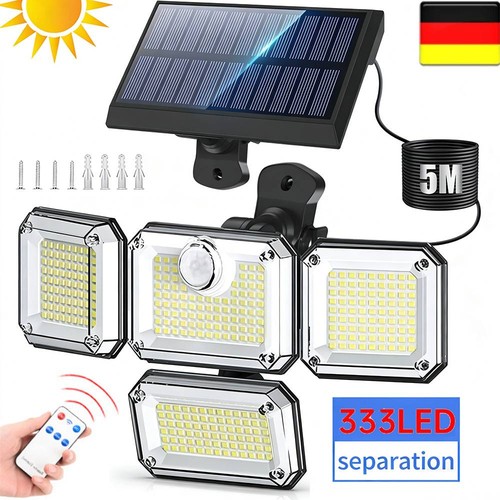 333 led solarleuchte fluter - solarleuchte,
