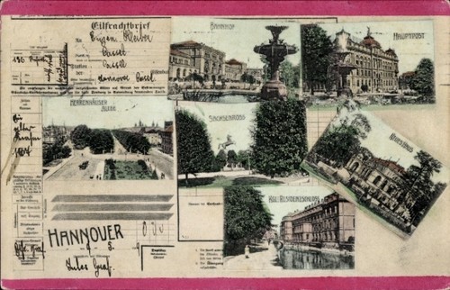 Hannover residenzschloss - ak,