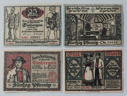 Notgeldscheine der gemeinde - der,