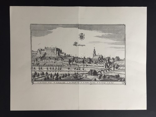 Tübingen kupferstich merian - tÜbingen,