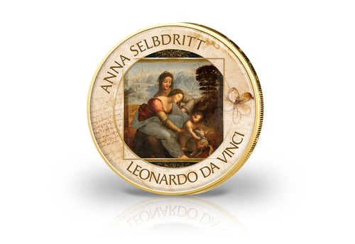 Euro vergoldet - 2,