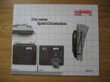 Märklin Digital H0 Modell-Eisenbahn 1984/85 D - Die neue Spiel-Dimension