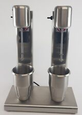 Milchshake Mixer Shaker Mit Zwei Bechern Edelstahl 2L vidaXL 51086, B-Ware