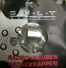Cult Society Radschraubenabdeckungen Kappen für Schrauben Chrom 19mm SW 20 ST.