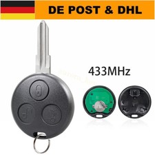 Auto Funk Schlüssel Fernbedienung 433 MHZ für SMART 450 Fortwo Cabrio City Coupe