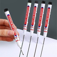 5x Black Tieflochmarker