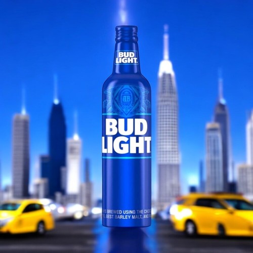 Bud light bier - light, aluflasche