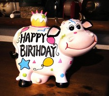 Sparschwein groß, coole Kuh