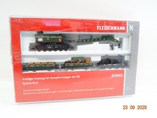 Fleischmann N 859902 Kranzug 4tlg. mit Dampfkranwagen der DB in OVP JL3123