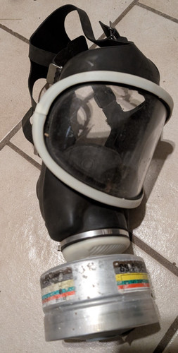 Gasmaske auer bundeswehr mit - ,