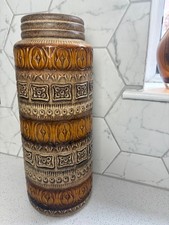 Große Vintage Mid Century West German Bodenvase Scheurich