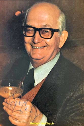 Autogramm herbert weih - autogramm,
