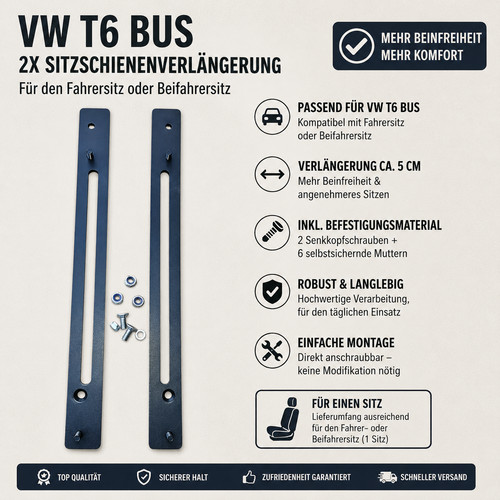 Sitzschienenverlängerung - 2x,