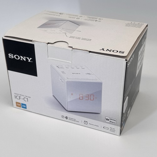 Sony icf c1w uhrenradio - uhrenradio, in