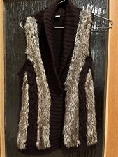 Strickweste S Oliver Gr 40 Pelz Imitate Angora?