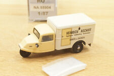 HO 1:87 NPE NA 88904 Dreirad Goliath GD 750 Kastenwagen "Heinrich Aschoff" beige