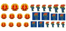 DDR Pioniereisenbahn Emblem Deutsche Reichsbahn Aufkleber Decals - Spur G