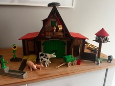 Playmobil 3716 Bauernhof mit viel Zubehör, fast vollständig