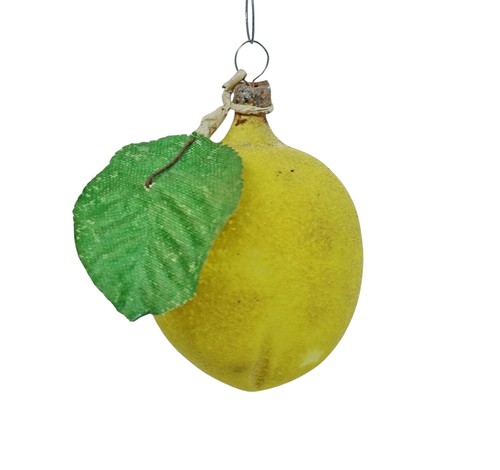 Glasornament aprikose um - aprikose,,
