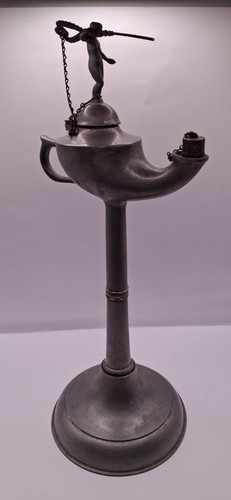 Antike zinn öl lampe - von, 1780