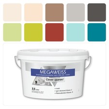 Wandfarbe weiß farbig innen