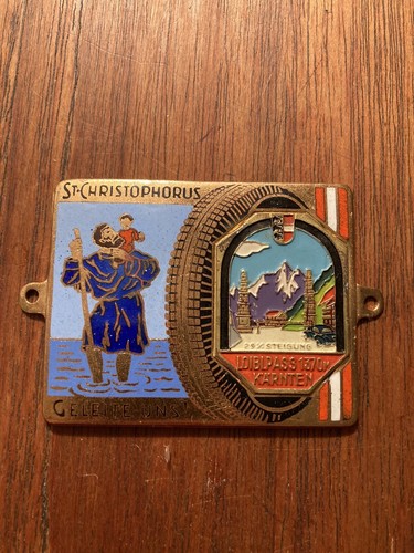 Alte christophorus badge - alte,