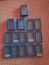 15x Lego Fenster, Rahmen