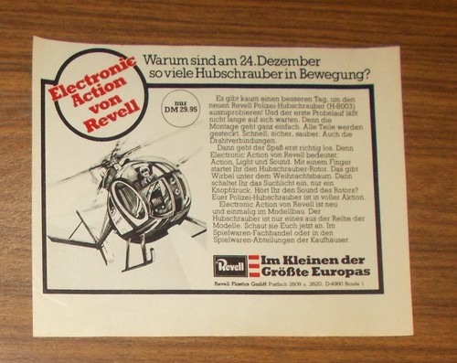 Seltene werbung revell 8003 - werbung, h-8003