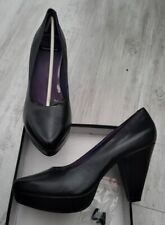 Vagabond Pumps Plateau Schwarz