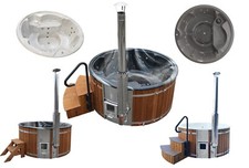 ? Hot Tub Badefass Acryl Whirlpool Outdoor Badezuber Badetonne Badebottich NEU