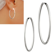 XL Creolen 585 echt Gold 39 mm