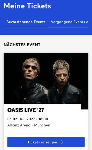 Oasis live 2027 - -,
