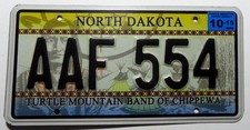 USA Nummernschild North Dakota "Turtle Mountain Band of Chippewa"  Grafik 2015.