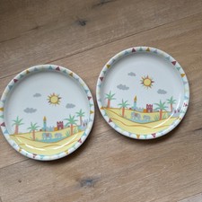 2 x Thomas Porzellan Geschirr Kindergeschirr Teller Elefantenreise Teller 
