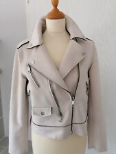 MANGO Lederimitat Jacke