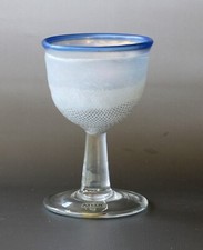 Kosta Boda Künstler Pokal Glas signiert Bertil Vallien H. ~13cm ~335g ~Vintage