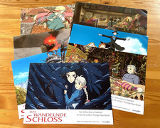 Das Wandelnde Schloss 8 original Filmposter je 30 x 21 cm Limitiert Neuwertig