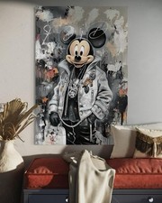 Micky maus leinwand bild - micky,