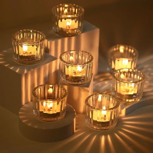 Teelichthalter glas set - teelichthalter,
