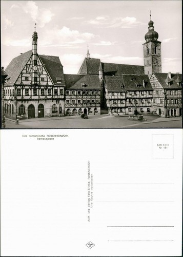Ansichtskarte forchheim - ansichtskarte,