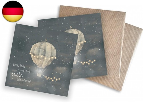 Wbdesignz 2er set trauerkarten - 2er-set,