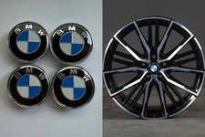 4x 60mm BMW Radnabenabdeckung Nabendeckel Felgen-Kappen wheel center caps NEU